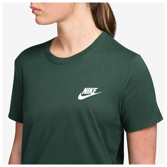 Nike Γυναικεία κοντομάνικη μπλούζα Sportswear Club Essentials
